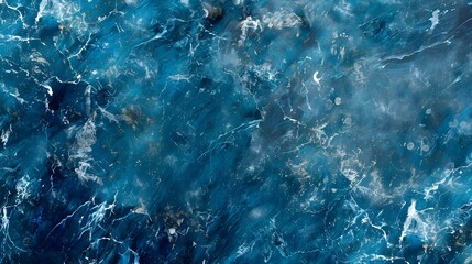 Obraz premium Simple Blue Marble Background Texture