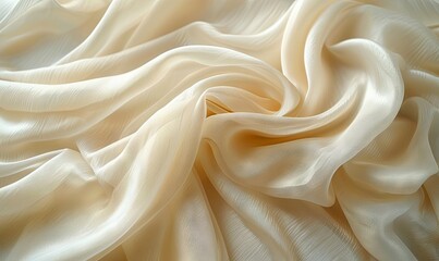 Fototapeta premium Soft cream fabric