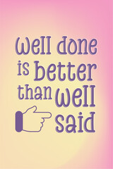 Motivational card Gradients background Vector illustration