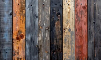 Fototapeta premium Weathered wooden boards with texture