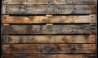 Obraz premium Rustic wooden crate texture