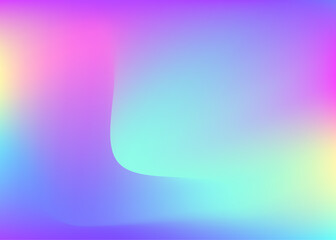 Hologram Background. Metal Holography Template. Holographic Gradient. Iridescent Texture. Blur Glitter. Minimal Paper. Vintage Cover. Blue Retro Texture. Purple Hologram Background
