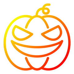 pumpkin halloween icon