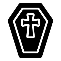Obraz premium coffin icon