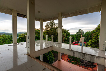 The close background of the green rice fields, the seedlings that are growing, are seen in rural areas as the main occupation of rice farmers who grow rice for sale or living.