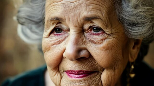 With every gray hair and crease on her face this woman exudes a quiet confidence and grace.