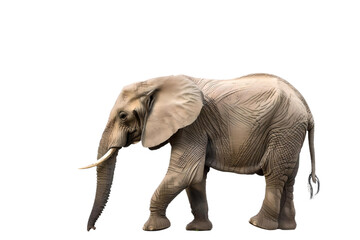 Obraz premium Large Elephant with Transparent Background