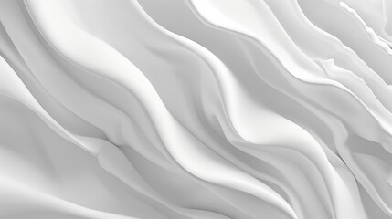 Obraz premium Abstract White Waves Abstract Background