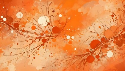 Fototapeta premium Light Dark Clear Plain Warm Vibrant Orange Red Yellow Background Backdrop Texture Paint Color Sunset