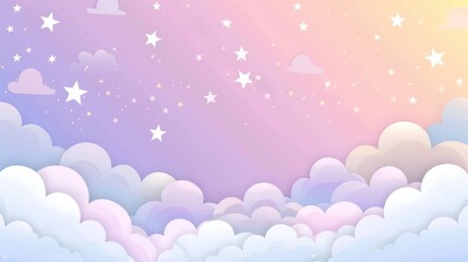 sunny weather beautiful pink clouds