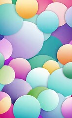 background with colorful balloons