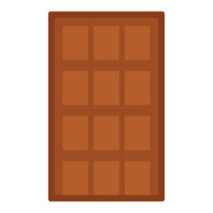 Chocolate bar icon Dessert Vector illustration