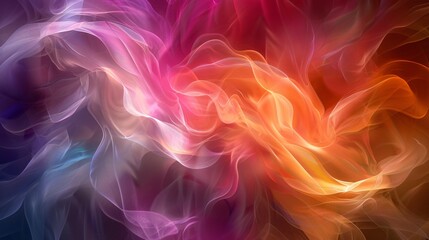 Obraz premium Abstract Swirling Light and Color