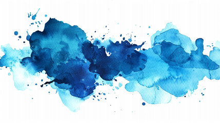 Obraz premium Abstract watercolor art hand paint on white background Watercolor background. abstract watercolor, watercolor art, hand-painted, white background, watercolor background, abstract painting,