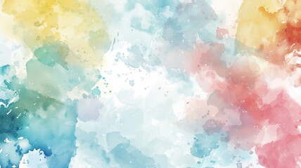 Obraz premium Abstract watercolor art hand paint on white background Watercolor background. abstract watercolor, watercolor art, hand-painted, white background, watercolor background, abstract painting,