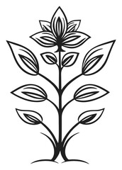 logo symbol tree silhouette