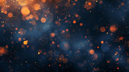 Abstract blurred of blue and silver glittering shine bulbs lights backgroundblur of Christmas wallpaper decorations conceptxmas holiday festival backdropsparkle circle lit celebrations display.