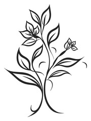 logo symbol tree silhouette