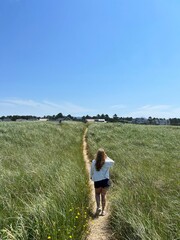 Walking in the dunes
