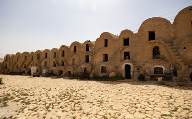Historical construction of Ksar Medenine - manifestation of Berber architecture in Tunisia