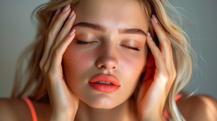 Fototapeta premium Relieve tension headaches