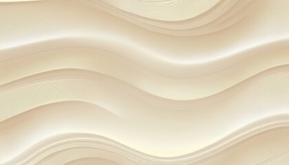 Seamless background pattern. Abstract waves in beige colors.