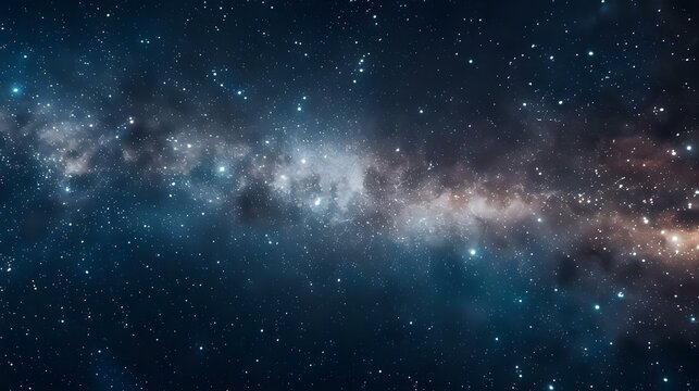 Dark interstellar space backdrop