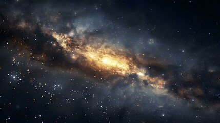 Dark interstellar space background