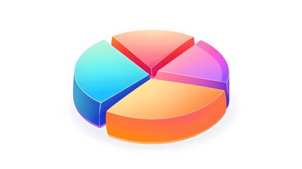 Fototapeta premium colorful infographic on white