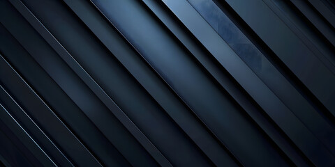 Obraz premium background of black stripes. texture surface. wall made of black metal plates
