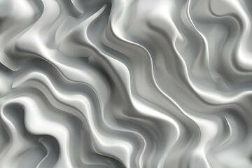 Obraz premium Abstract volumetric waves background. 3d background of waves with plaster texture