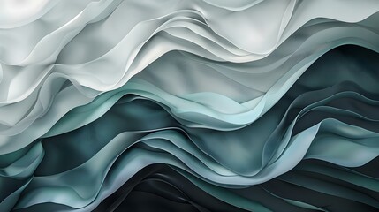 Elegant abstract waves header