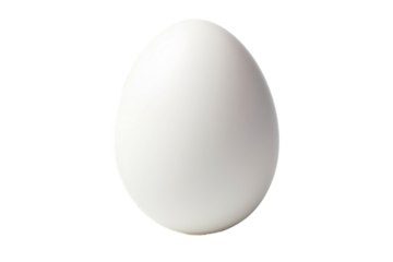 White Egg Aesthetic On PNG Background