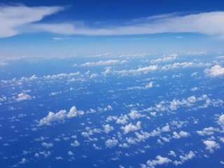 blue sky with clouds