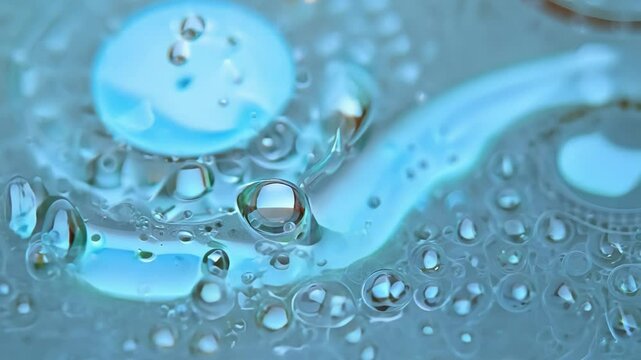 A microfluidic channel producing tiny droplets of chemicals for use in nanoscale reactions.