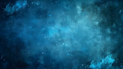 Blue grunge background with space