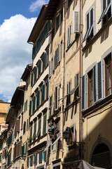 Fototapeta premium Old houses in the old town