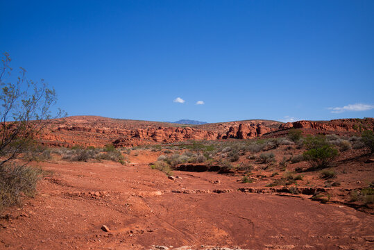 Red rock desert outside Las Vegas, Nevada