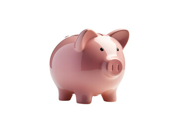 Obraz premium piggy bank PNG money box Coin Savings isolated on a white and Transparent background - Finance and Business Money management