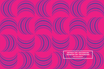 Circular Shapes and Designs Purple and Red Color Geometric Pattern Abstract Pattern Seamless Pattern