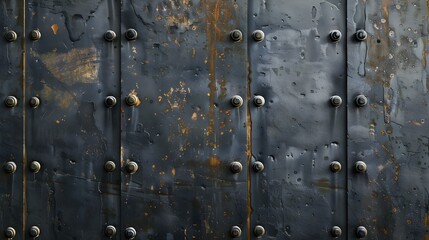 Fototapeta premium Steel plate texture highlighting strength and resilience
