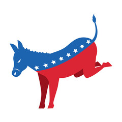 democrats donkey symbolize political america