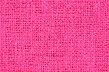 pink hemp viscose natural fabric cloth color, sackcloth rough texture of textile fashion abstract background