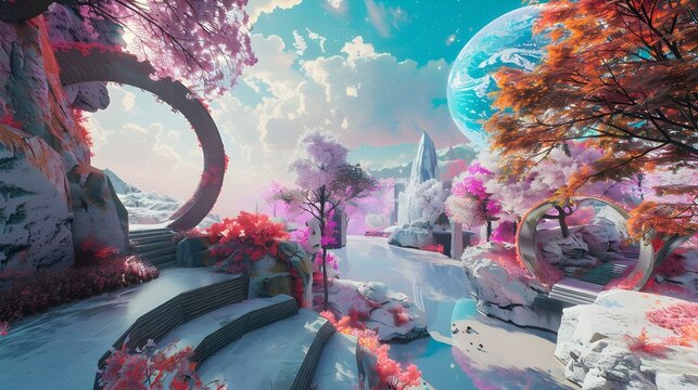 Immerse yourself in a virtual reality simulation