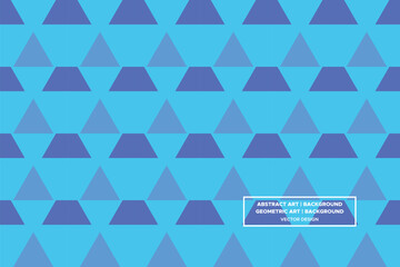 Triangle Shapes Blue and Light Blue Colors Geometric Pattern Abstract Pattern Seamless Pattern