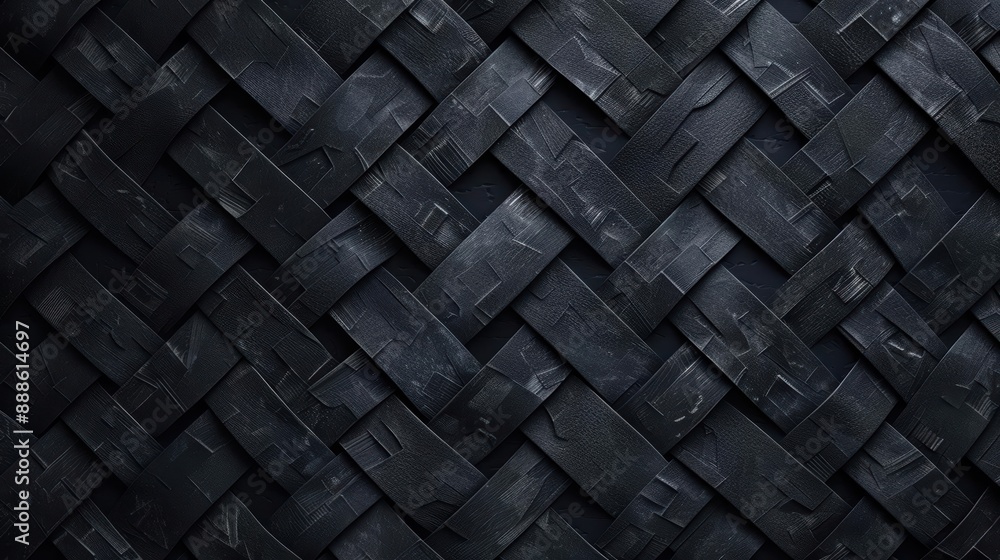 Poster a black and white photo of a patterned surface with a dark color scheme