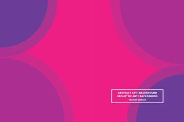 Circle Shapes Purple and Red Colors Modern Abstract Background Geometric Background