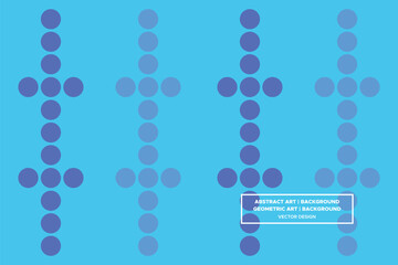 Circle Shapes and Designs Blue and Light Blue Colors Modern Abstract Background Geometric Background