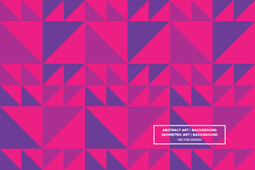 Fototapeta premium Triangular and Triangle Shapes and Designs Purple and Red Colors Geometric Pattern Abstract Pattern Seamless 