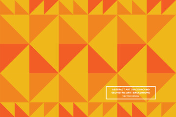 Triangular and Triangle Shapes and Designs Orange and Yellow Colors Geometric Pattern Abstract Pattern Seamless 